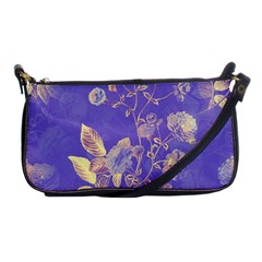 Flower Petal Bouquet Stem Floral Pattern Shoulder Clutch Bag