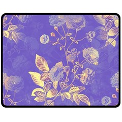 Flower Petal Bouquet Stem Floral Pattern Fleece Blanket (medium)