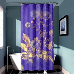 Flower Petal Bouquet Stem Floral Pattern Shower Curtain 36  X 72  (stall) 