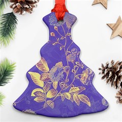 Flower Petal Bouquet Stem Floral Pattern Ornament (christmas Tree) 