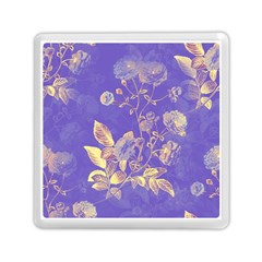 Flower Petal Bouquet Stem Floral Pattern Memory Card Reader (square)