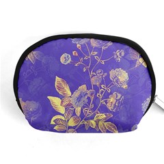 Flower Petal Bouquet Stem Floral Pattern Accessory Pouch (medium)