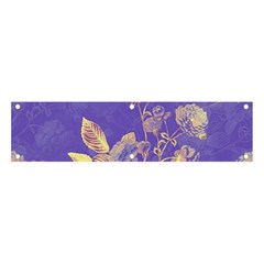 Flower Petal Bouquet Stem Floral Pattern Banner And Sign 4  X 1 