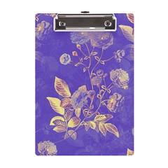 Flower Petal Bouquet Stem Floral Pattern A5 Acrylic Clipboard