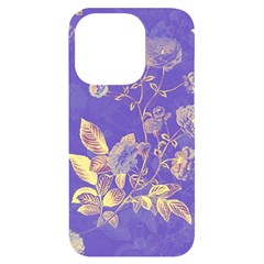 Flower Petal Bouquet Stem Floral Pattern Iphone 14 Pro Black Uv Print Pc Hardshell Case