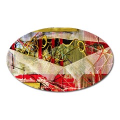 Collage Oval Magnet