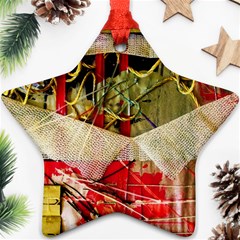 Collage Star Ornament (two Sides)