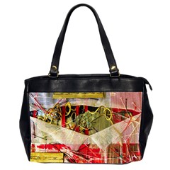 Collage Oversize Office Handbag (2 Sides)