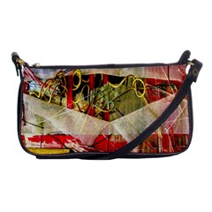 Collage Shoulder Clutch Bag