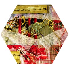 Collage Wooden Puzzle Hexagon