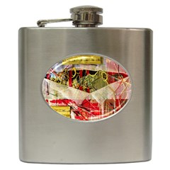 Collage Hip Flask (6 Oz)