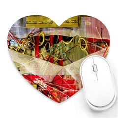 Collage Heart Mousepad