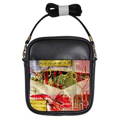 Collage Girls Sling Bag