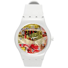 Collage Round Plastic Sport Watch (m)