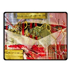 Collage Two Sides Fleece Blanket (small)