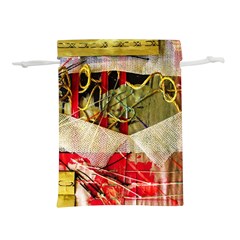 Collage Lightweight Drawstring Pouch (l)