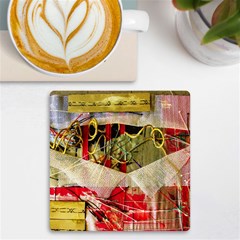 Collage Uv Print Square Tile Coaster 