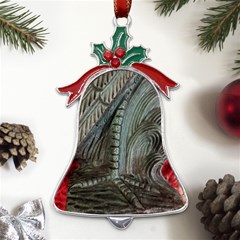 Pxl 20231123 001607591 Metal Holly Leaf Bell Ornament