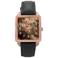 Pxl 20231129 000318816 Rose Gold Leather Watch  by bestdesignintheworld