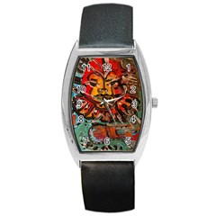 Image Barrel Style Metal Watch