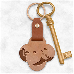 Pxl 20231201 234916912 Engraved Wood Key Chain by bestdesignintheworld