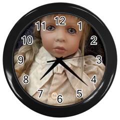 Amber Wall Clock (black)