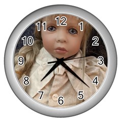 Amber Wall Clock (silver)