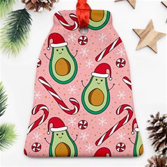 Avo Merry Christmas, Candies, Candy Cane Bell Ornament (two Sides) by kyorashop23