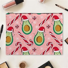 Avo Merry Christmas, Candies, Candy Cane Cosmetic Bag (xl) by kyorashop23