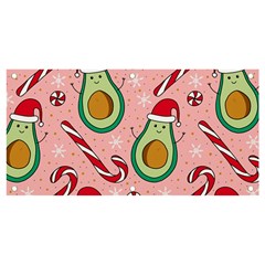 Avo Merry Christmas, Candies, Candy Cane Banner And Sign 4  X 2  by kyorashop23