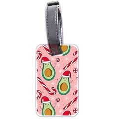 Avo Merry Christmas, Candies, Candy Cane Luggage Tag (two Sides) by kyorashop23