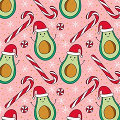 Avo Merry Christmas, Candies, Candy Cane Play Mat (square) by kyorashop23