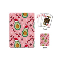 Avo Merry Christmas, Candies, Candy Cane Playing Cards Single Design (mini) by kyorashop23