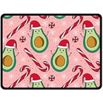 Avo Merry Christmas, Candies, Candy Cane Two Sides Fleece Blanket (Large) 80 x60  Blanket Front