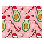 Avo Merry Christmas, Candies, Candy Cane Two Sides Premium Plush Fleece Blanket (Large) 80 x60  Blanket Front