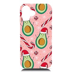 Avo Merry Christmas, Candies, Candy Cane Iphone 16 Plus Black Uv Print Pc Hardshell Case