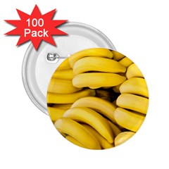 Bananas, Macro, Fruits, Ripe Bananas 2 25  Buttons (100 Pack) 