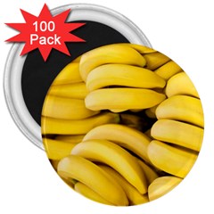 Bananas, Macro, Fruits, Ripe Bananas 3  Magnets (100 Pack)