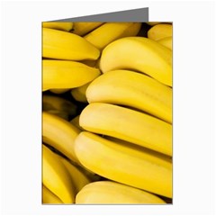 Bananas, Macro, Fruits, Ripe Bananas Greeting Cards (pkg Of 8) by kyorashop23