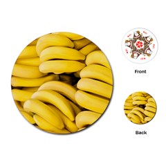 Bananas, Macro, Fruits, Ripe Bananas Playing Cards Single Design (round) by kyorashop23