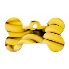 Bananas, Macro, Fruits, Ripe Bananas Dog Tag Bone (two Sides)