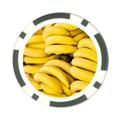 Bananas, Macro, Fruits, Ripe Bananas Poker Chip Card Guard