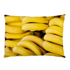 Bananas, Macro, Fruits, Ripe Bananas Pillow Case by kyorashop23