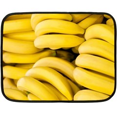 Bananas, Macro, Fruits, Ripe Bananas Fleece Blanket (mini)