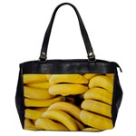 Bananas, Macro, Fruits, Ripe Bananas Oversize Office Handbag Front