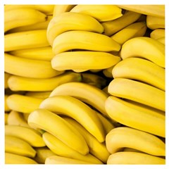 Bananas, Macro, Fruits, Ripe Bananas Wooden Puzzle Square