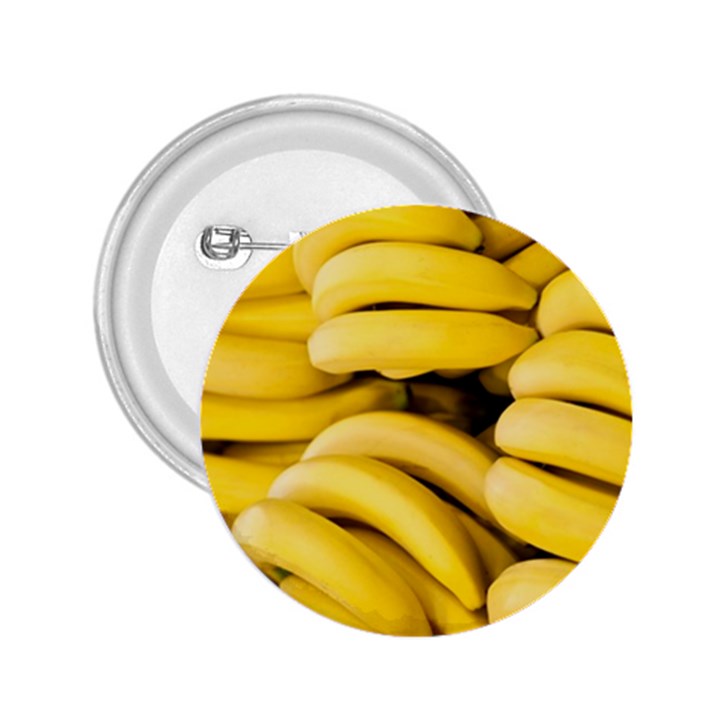 Bananas, Macro, Fruits, Ripe Bananas 2.25  Buttons