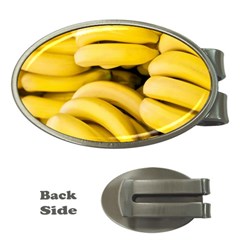 Bananas, Macro, Fruits, Ripe Bananas Money Clips (oval) 