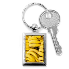 Bananas, Macro, Fruits, Ripe Bananas Key Chain (rectangle)