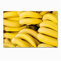 Bananas, Macro, Fruits, Ripe Bananas Postcard 4 x 6  (pkg Of 10)